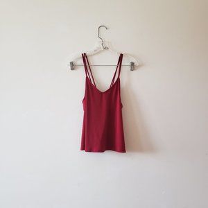 UO Silence + Noise Red Strappy Tank XS